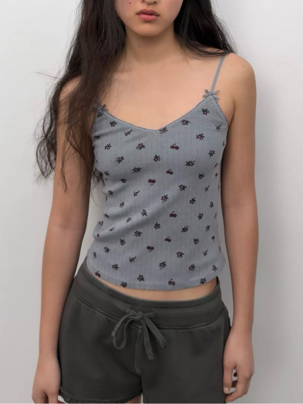 NWT ZARA POINTELLE FLORAL TOP